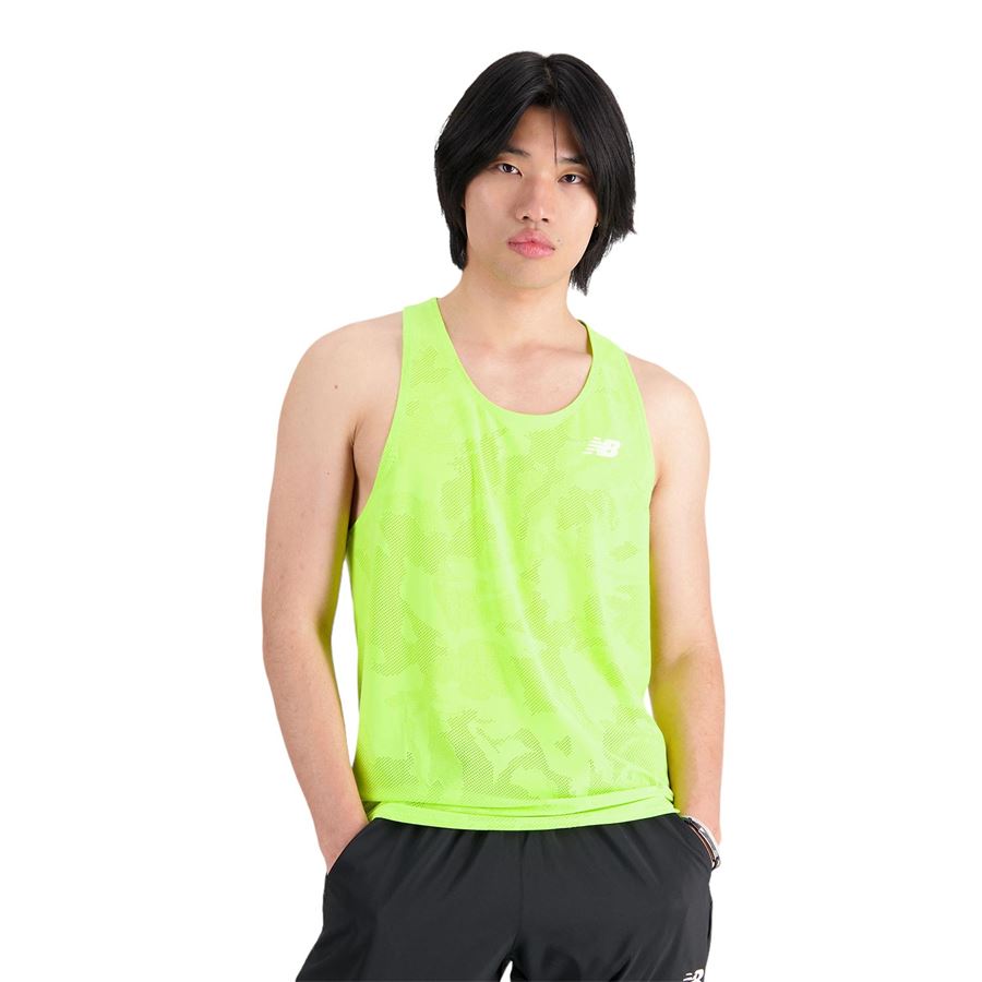Q SPEED JACQUARD SINGLET New Balance | MT33280THW